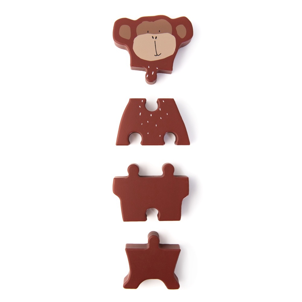 Puzzle formes animaux en bois - Mr. Monkey